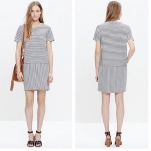 MADEWELL Dockside T-Shirt Dress Striped small